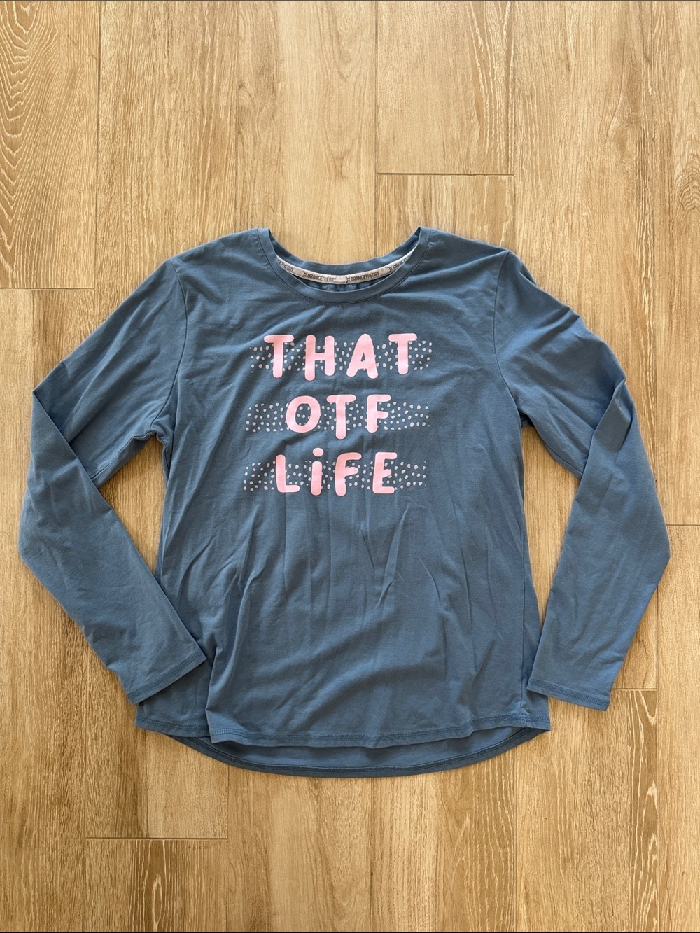 Orange Theory Blue Long Sleeve That OTF Life M